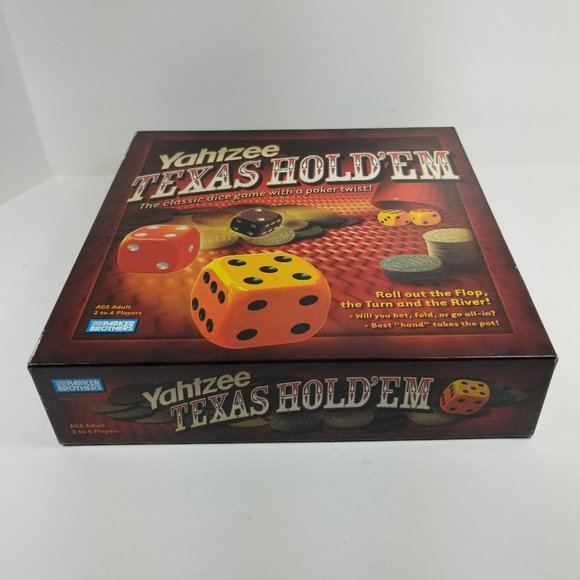 Parker Brothers Games Yahtzee Texas Holdem Poker Style Dice Game